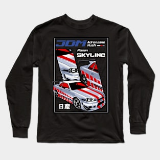 Jdm Skyline Long Sleeve T-Shirt